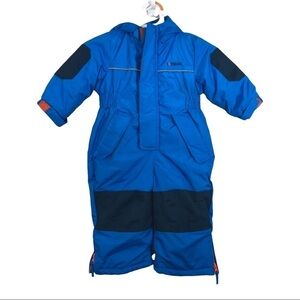 IXtreme Outfitters 1-Piece Blue Snowsuit Insulated Hooded Snow Ski Suit